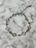 Heartbeat Chain Bracelet | Gothic Stainless Steel Bracelet | Halloween Jewellery | Adjustable Bracelet