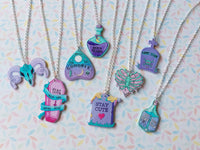 pastel goth necklaces