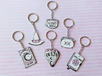 pink witchcraft keyrings