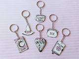 pink witchcraft keyrings