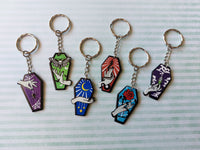 coffin keyrings 
