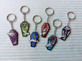 coffin keyrings 