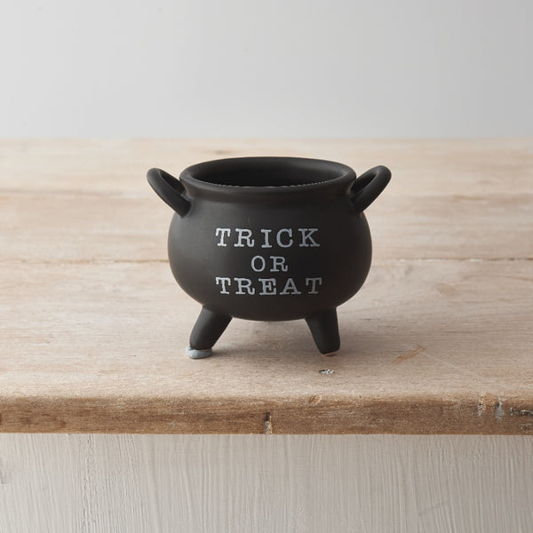 "trick or treat" cauldron