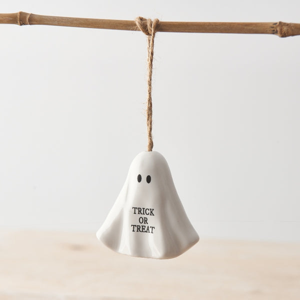 "trick or treat" hanging ghost 