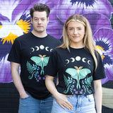 Luna Moth Unisex T-shirt Size S