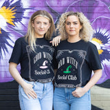 Green Bad Witch Social Club Unisex T-shirt Size XL