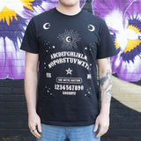 Black Talking Board Unisex T-shirt Size S