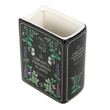 Poisonous Plants Book Shaped Vase