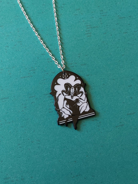 witch necklace - baphomet