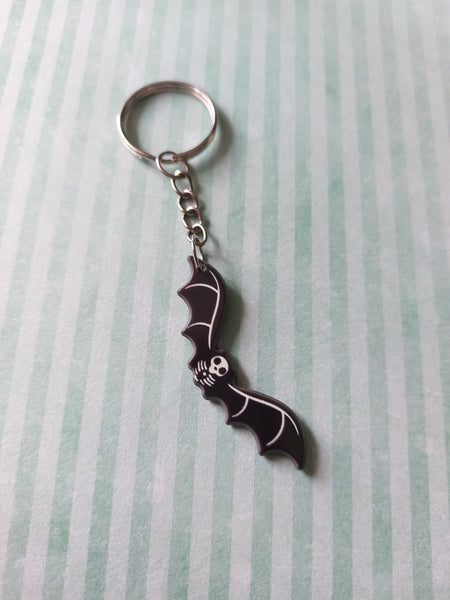 skele-animal keyring - bat