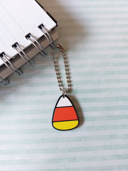 glitter candy corn planner charm