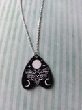 planchette necklace - deathhead moth 