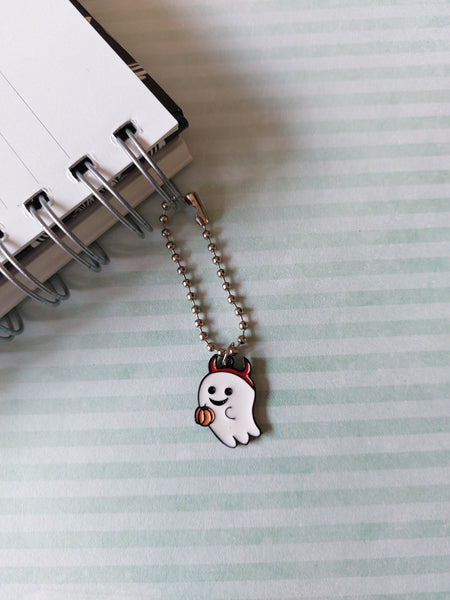 devil ghost planner charm
