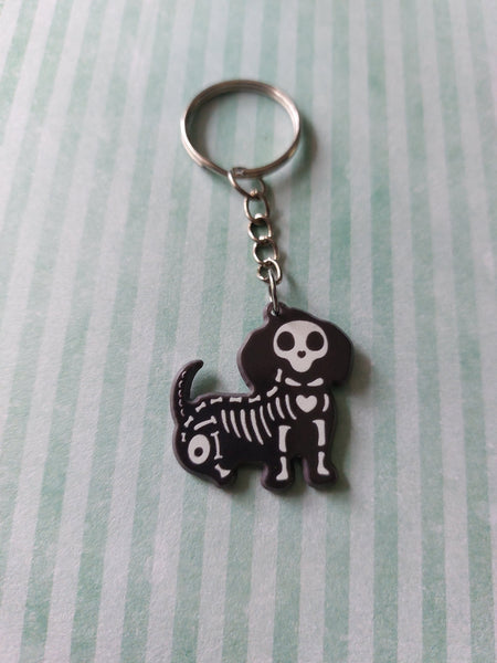 skele-animal keyring - dog 