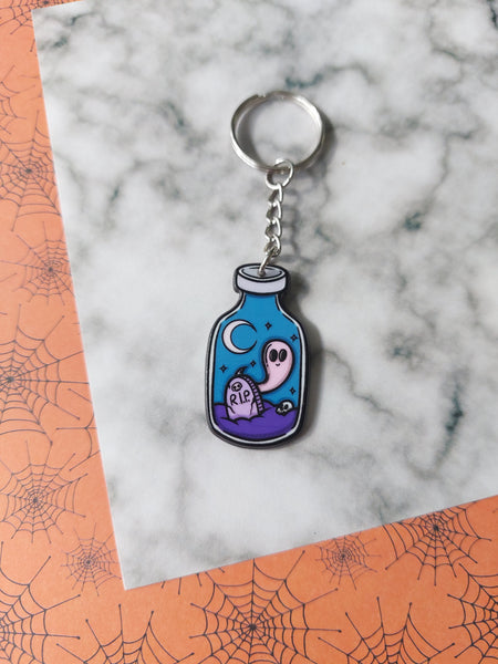 ghost in a jar keyring 