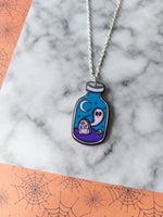 ghost in a jar necklace