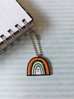 halloween rainbow planner charm