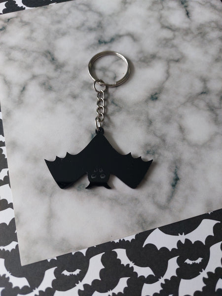 hanging bat keyring