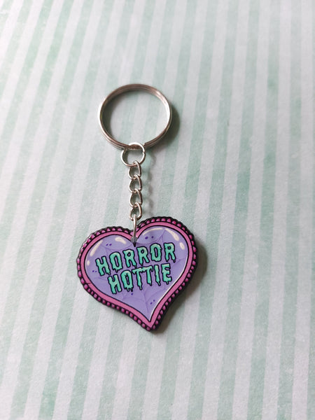 heart keyring - horror hottie