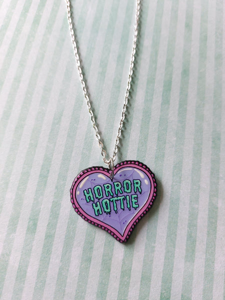heart necklace - horror hottie