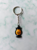 jack o'lantern keyring