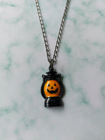 jack o' lantern necklace