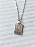 tarot card necklace - la luna