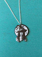 witch necklace - moon witch