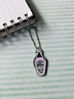 pink poison bottle planner charm