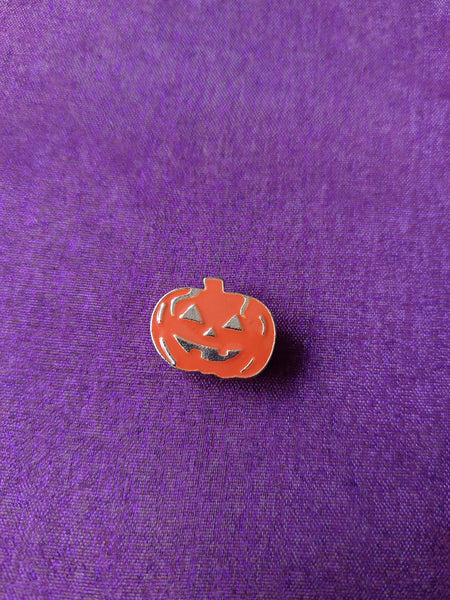 pumpkin pin badge