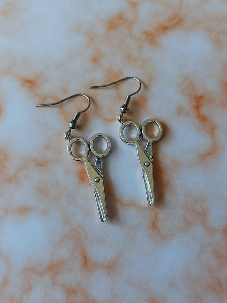 Scissors Earrings cloakandcasket