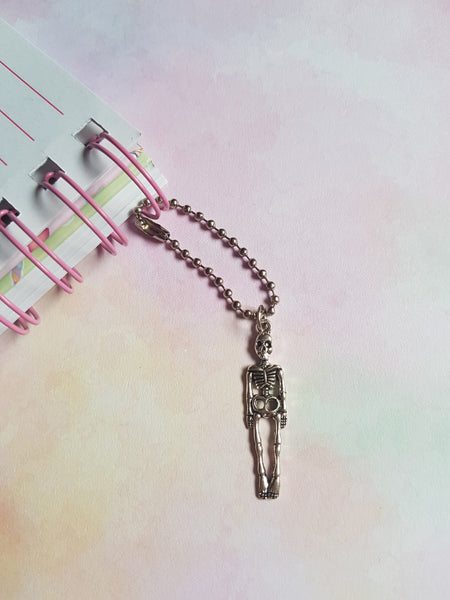 skeleton planner charm