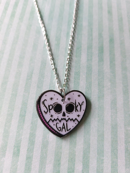 heart necklace - spooky gal