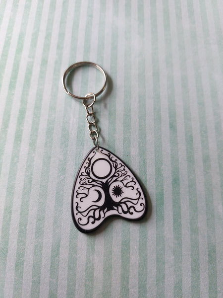 planchette keyring - tree of life 