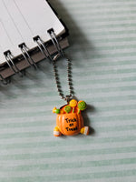 trick or treat pumpkin planner charm