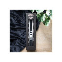Set of 3 Black Magic Mystical Taper Candles