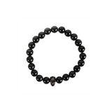 Black Obsidian Skull Bracelet