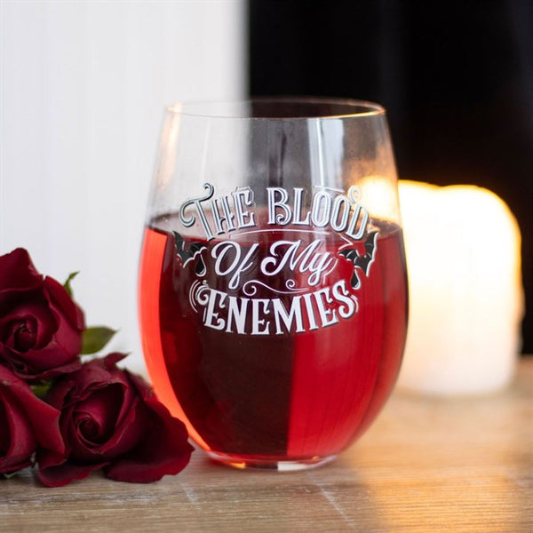 'Blood Of My Enemies' Wine Glass – 10oz Stemmed / 17oz Stemless Options