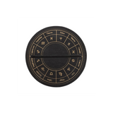 Black Astrology Wheel Tarot Card Stand