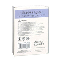 Pack of 12 Stress Less Spell Candles