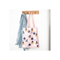 Cute Halloween Print Polycotton Tote Bag