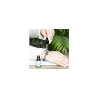 Inner Peace Blue Lace Agate Crystal Essential Oil Bracelet
