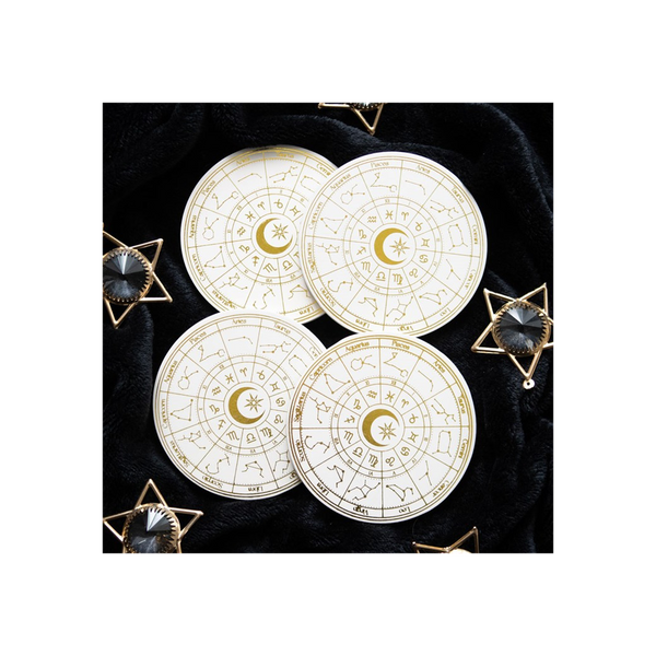 Astrology Wheel Coaster Set