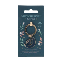Midnight Hare Keyring