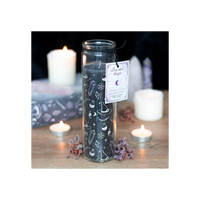 Crystal Witch Jasmine Tube Candle with Amethyst Chips