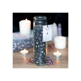 Crystal Witch Jasmine Tube Candle with Amethyst Chips