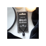 Black Stainless Steel Skull Necklace