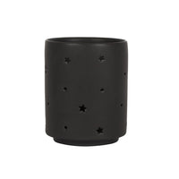 Small Black Mystical Moon Cut Out Tealight Holder
