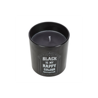 Black is My Happy Colour Opium Candle