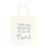 Full of Crystals Polycotton Tote Bag